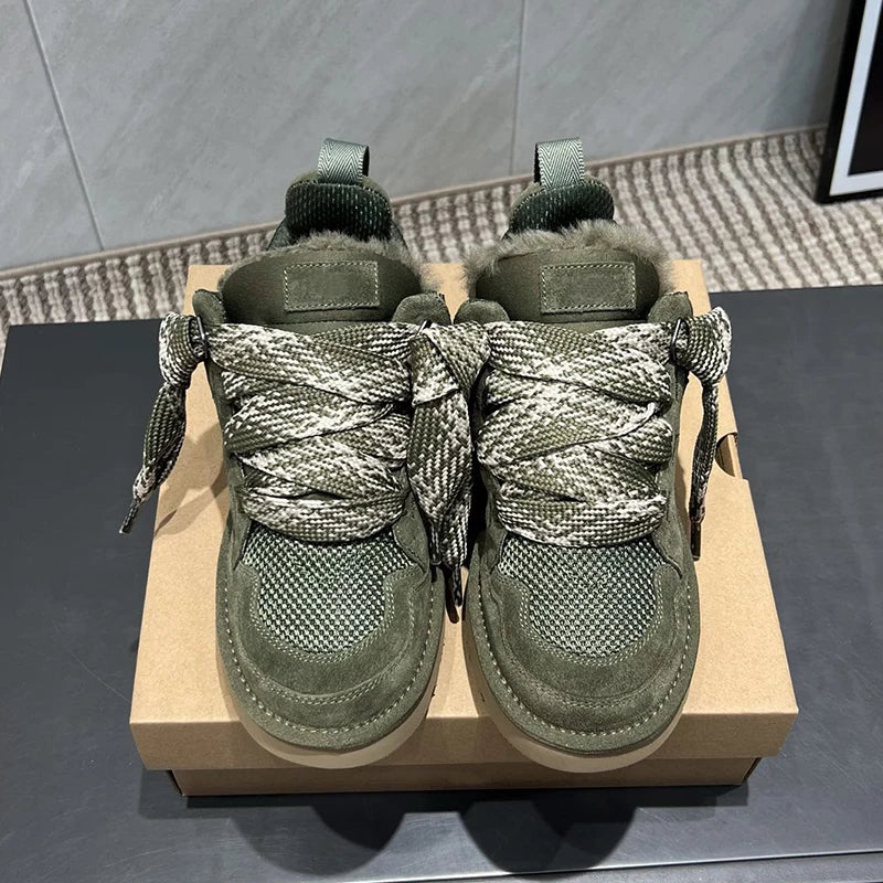 Stivaletti casual invernali in pelle chic