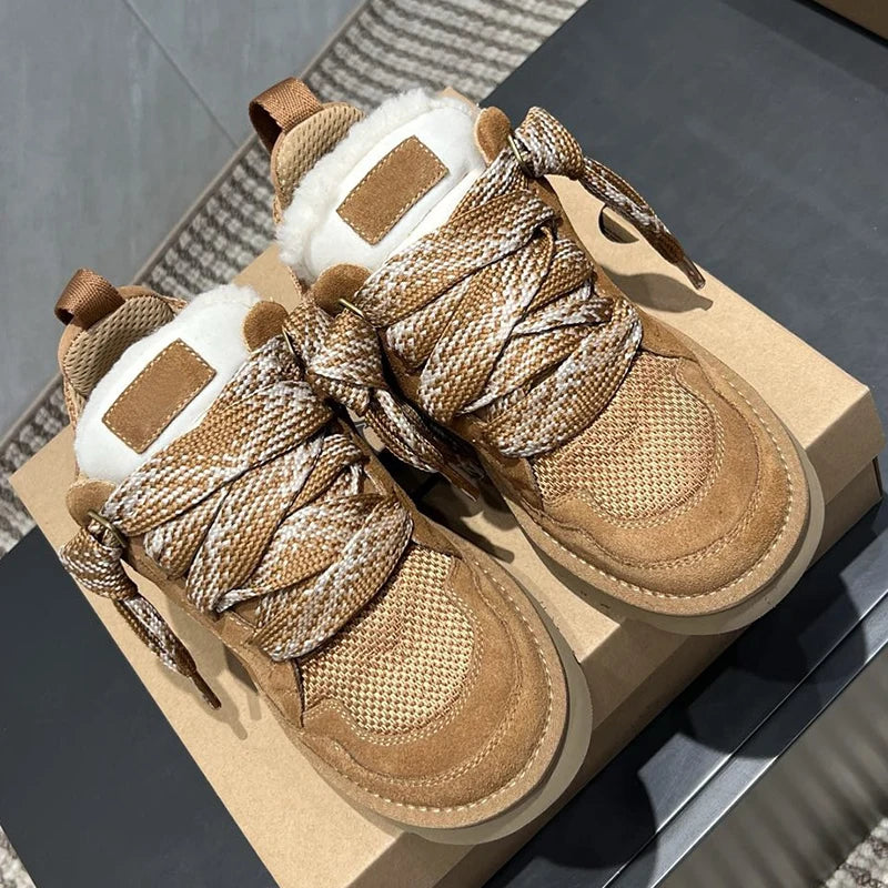 Stivaletti casual invernali in pelle chic