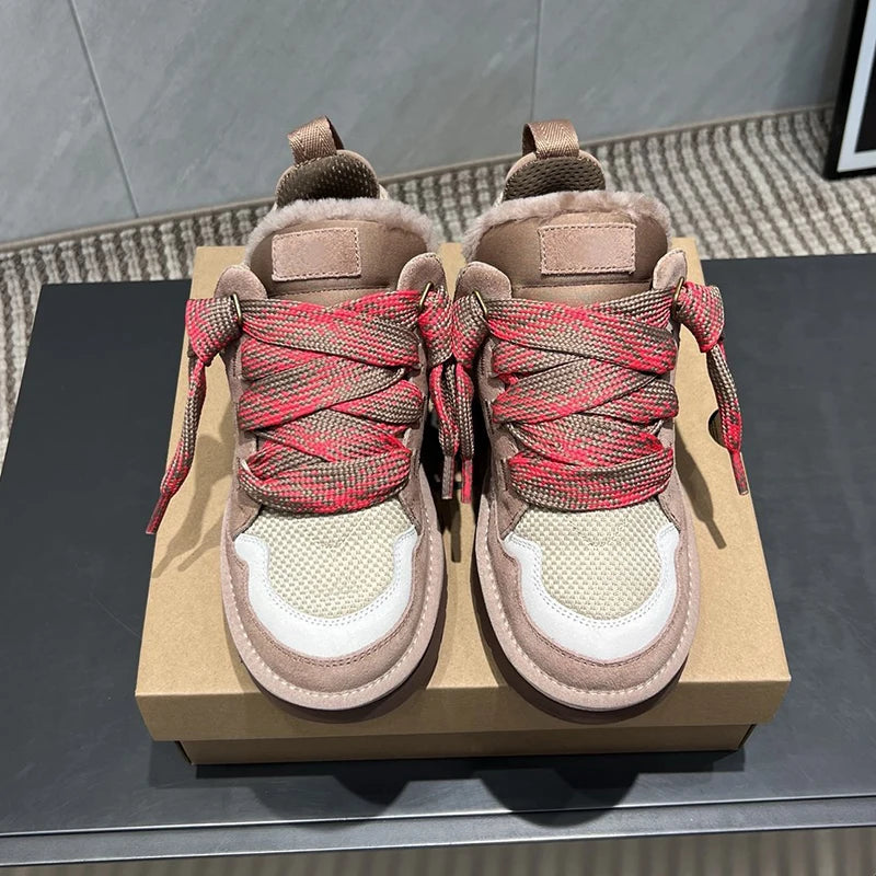 Stivaletti casual invernali in pelle chic