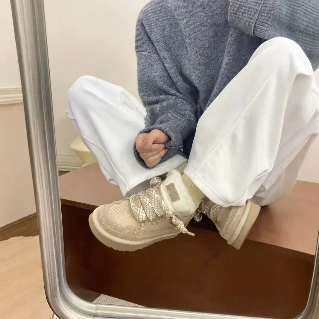 Stivaletti casual invernali in pelle chic