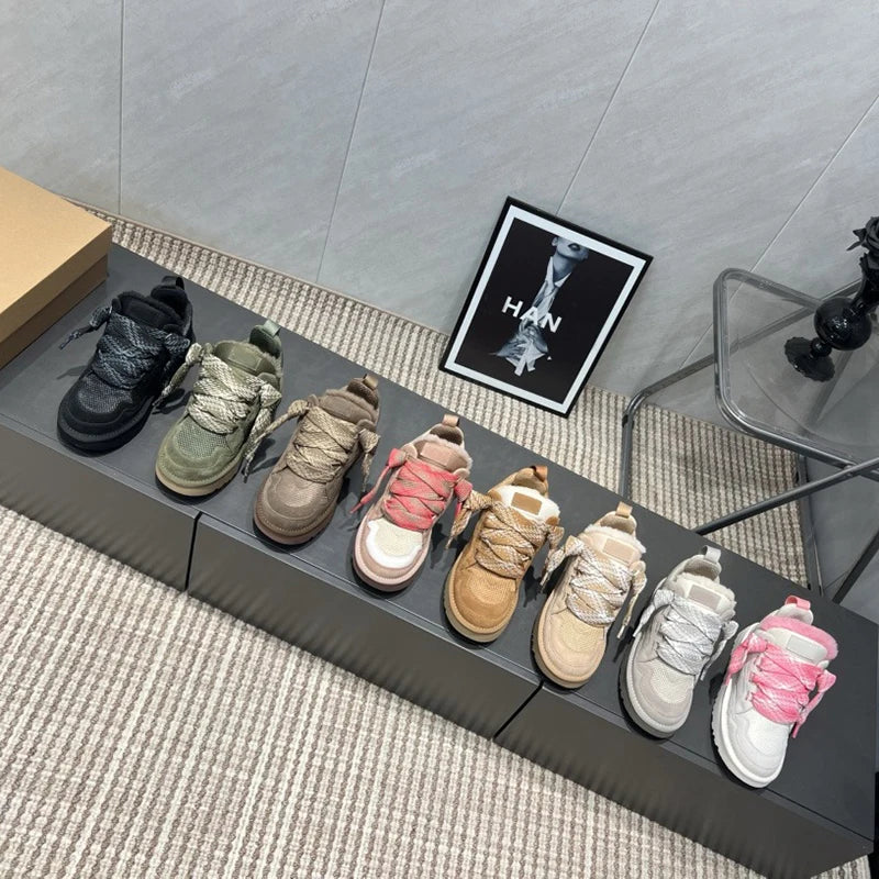 Stivaletti casual invernali in pelle chic