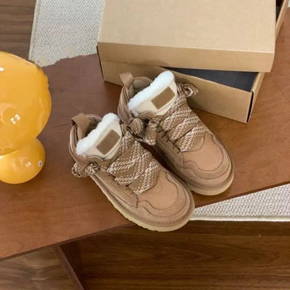 Stivaletti casual invernali in pelle chic