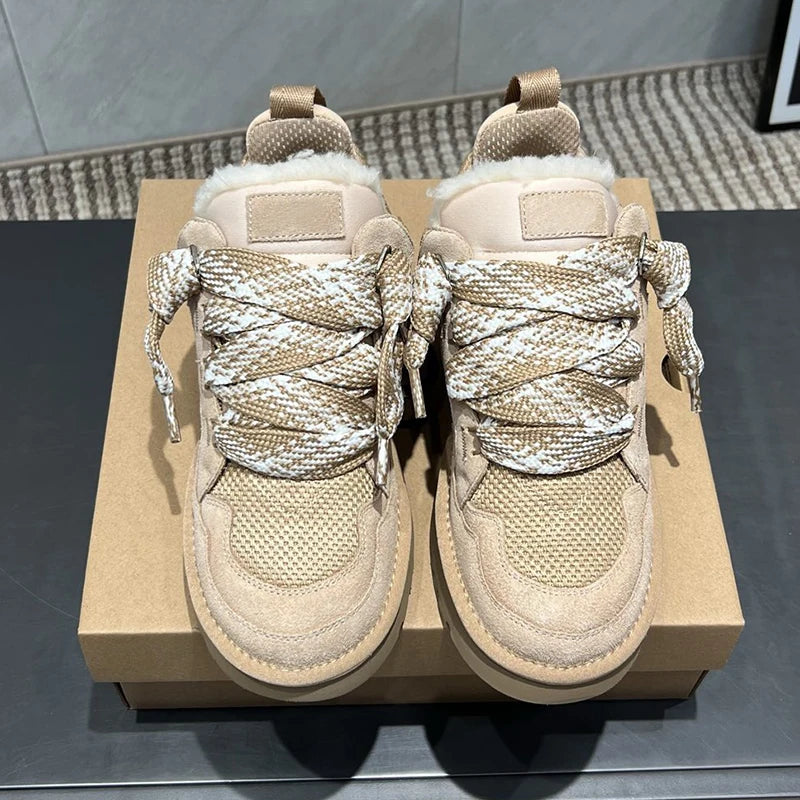 Stivaletti casual invernali in pelle chic